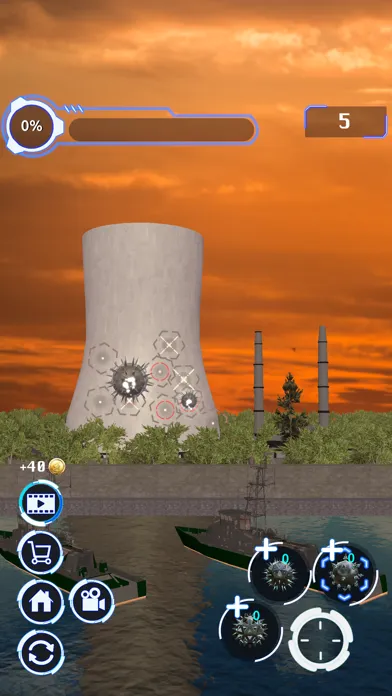Tangkapan layar City Demolish: Rocket Smash!