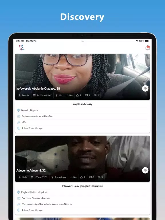 4Two Dating iPad  Ekran Görüntüleri