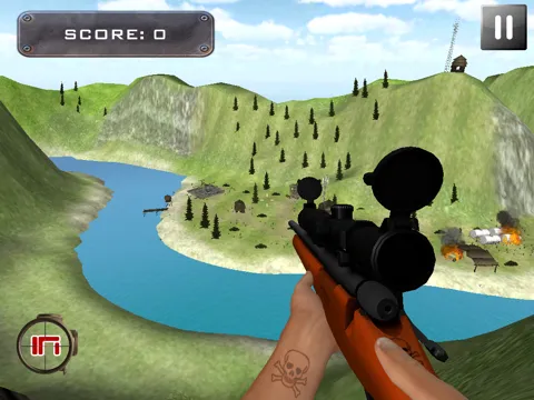 Screenshot di Army Sniper Valley War Free iPad 