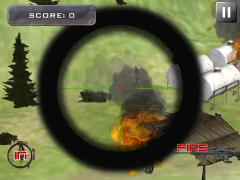 Screenshot di Army Sniper Valley War Free iPad 
