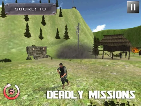 Screenshot di Army Sniper Valley War Free iPad 
