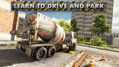 Ảnh chụp màn hình của Cement Truck Parking - Realistic Driving Simulator Free