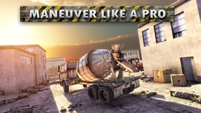 Ảnh chụp màn hình của Cement Truck Parking - Realistic Driving Simulator Free