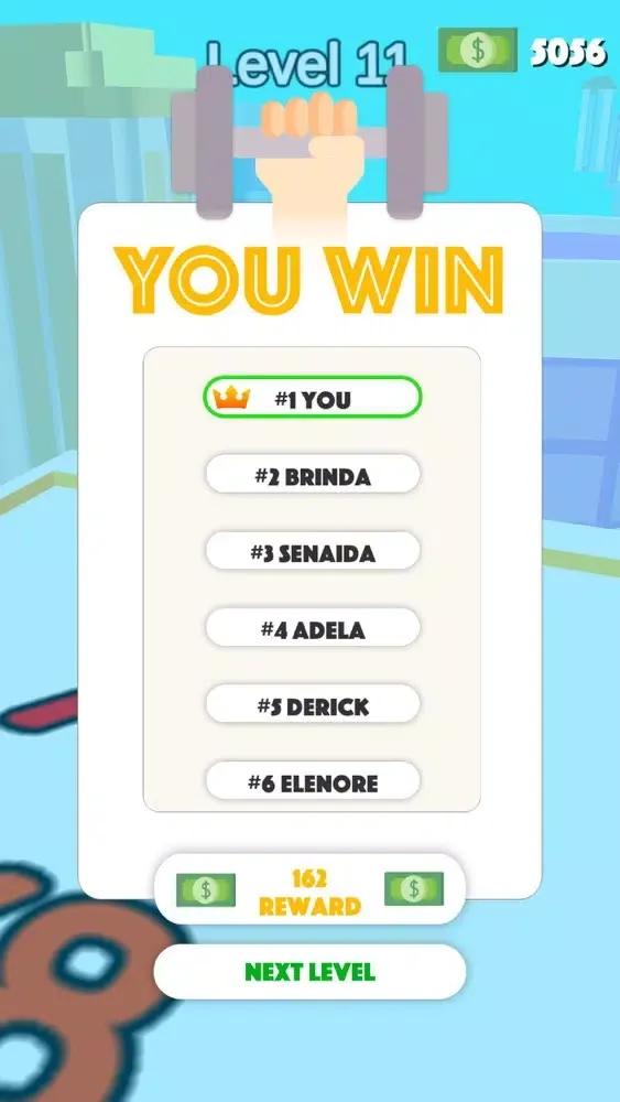 Tangkapan skrin Match Run : 3D