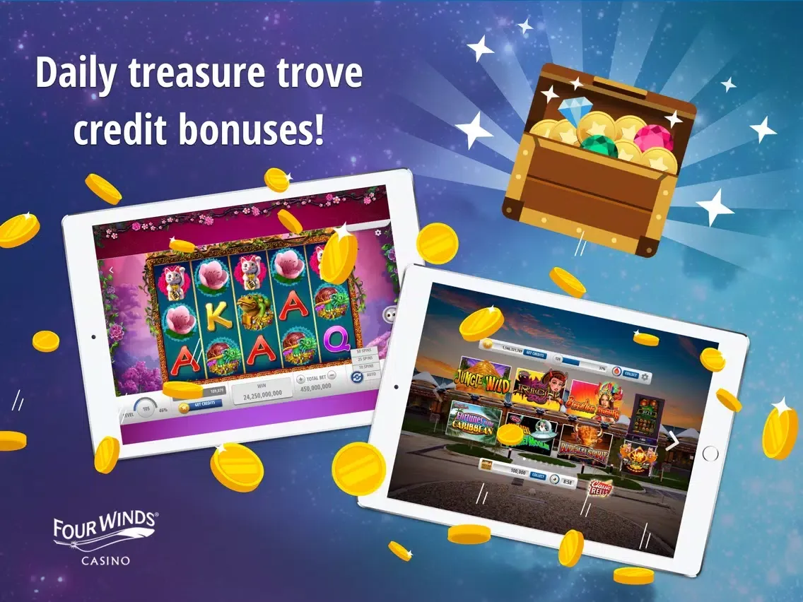 Capturas de pantalla de Four Winds Casinos iPad 