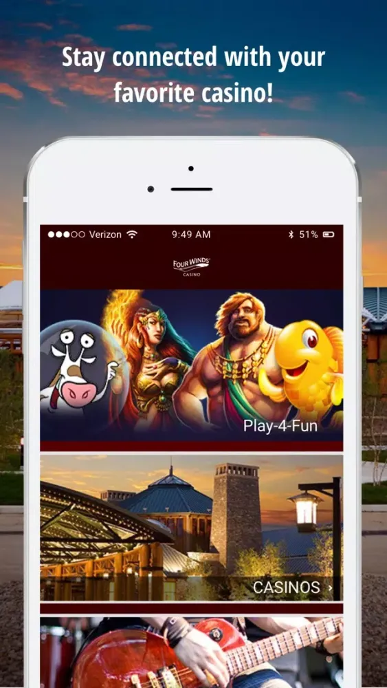 Capturas de pantalla de Four Winds Casinos