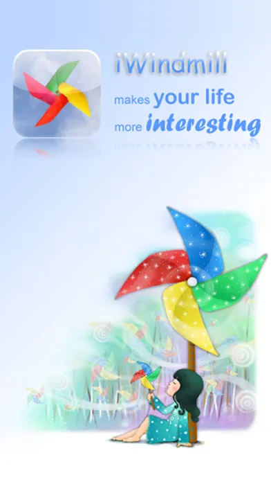 Ảnh chụp màn hình của a FREE blowable pocket windmill
