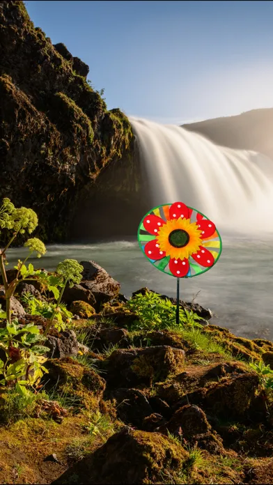 Ảnh chụp màn hình của a FREE blowable pocket windmill