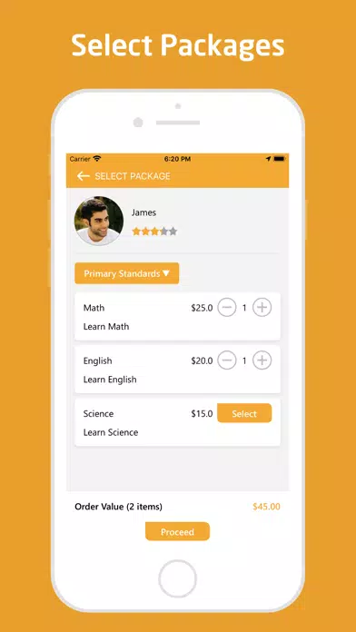 Tangkapan skrin Fox-Tutor User