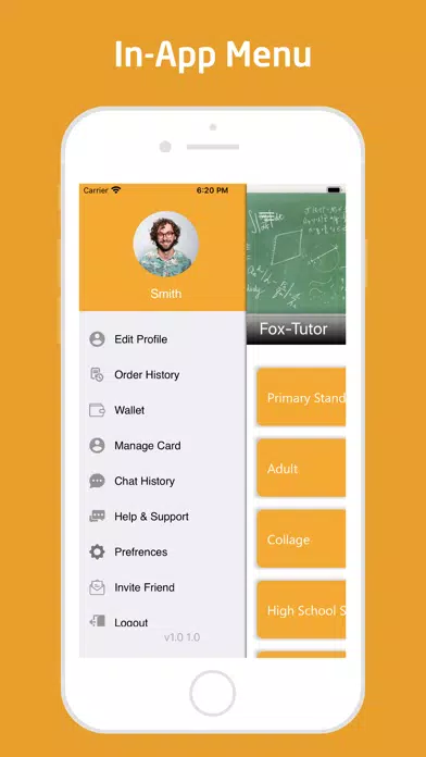 Tangkapan skrin Fox-Tutor User