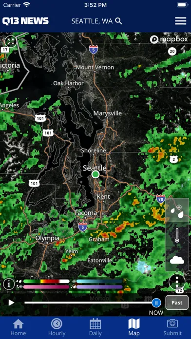 FOX 13 Seattle Weather App سکرین شاٹس