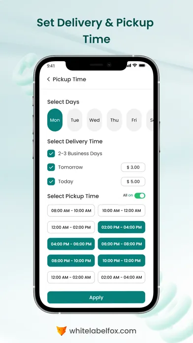 Captures d'écran de Fox-Laundry Provider