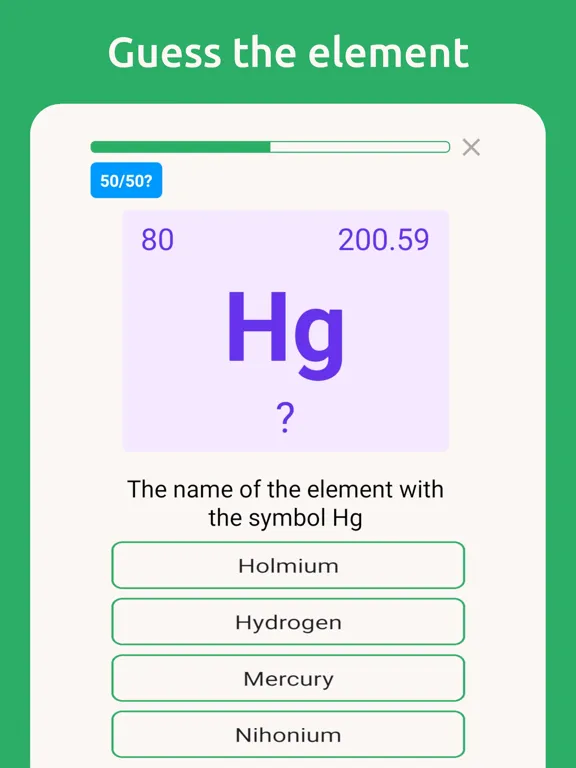 Chemistry: Periodic Table Quiz iPad  Screenshots