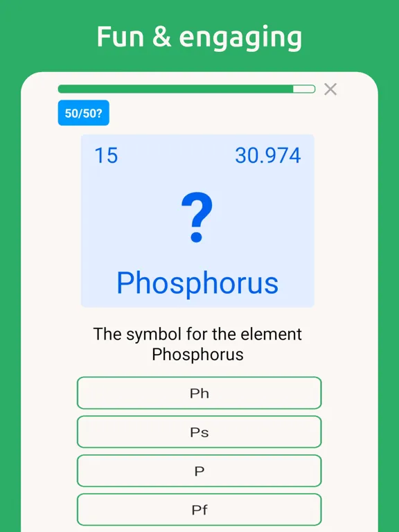 Chemistry: Periodic Table Quiz iPad  Screenshots