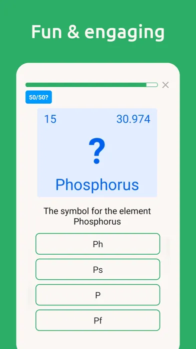 Chemistry: Periodic Table Quiz Screenshots
