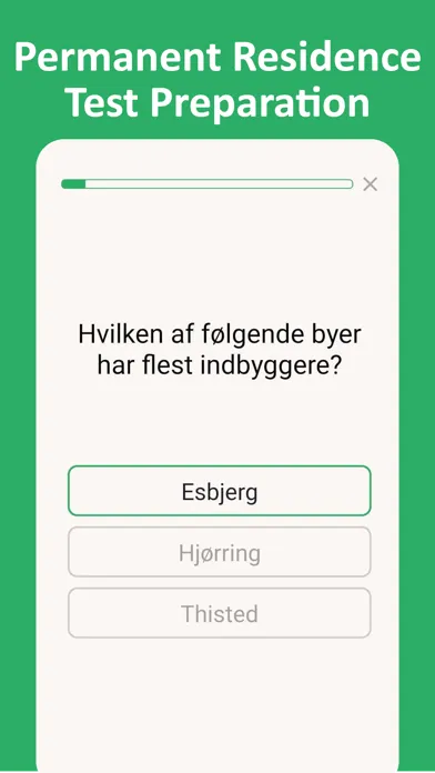 Permanent Residence Test: Quiz Ekran Görüntüleri