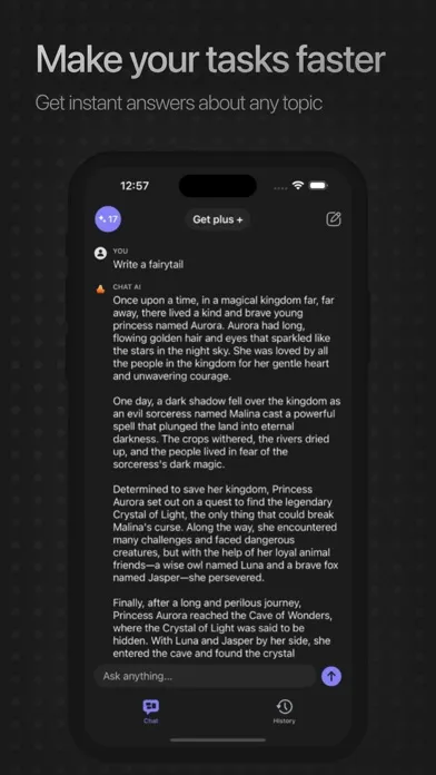 Скриншоты Chat AI: Chatbot & Assistant