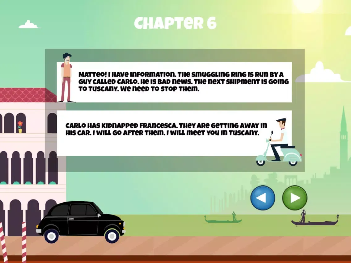 Scooter Squad - Action Adventure Game iPad  Screenshots
