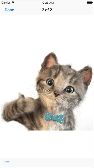 Little Kitten Stickers スクリーンショット