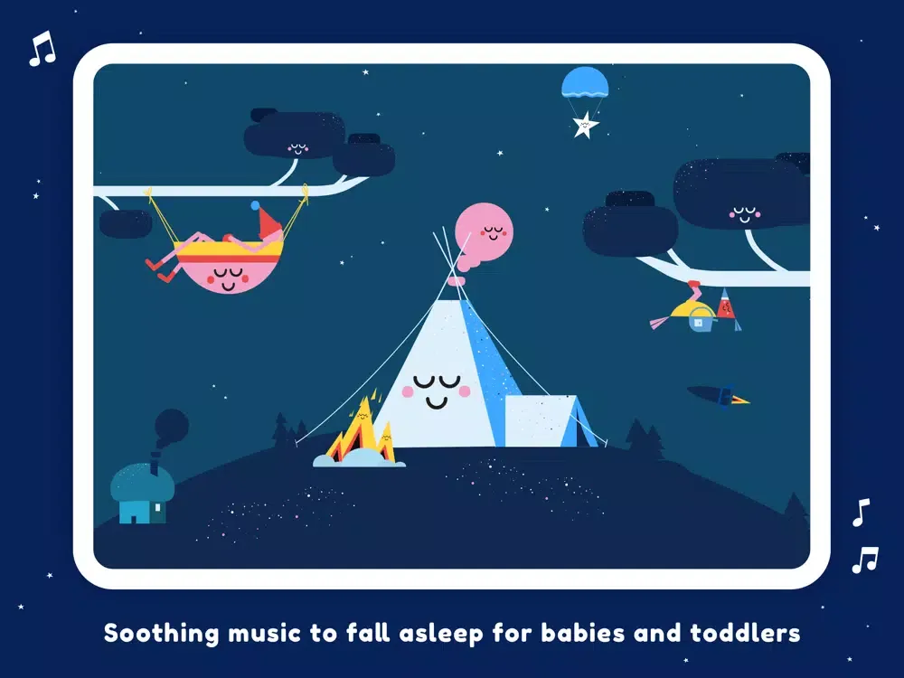 Tangkapan layar Little Slumber Lullaby Music iPad 
