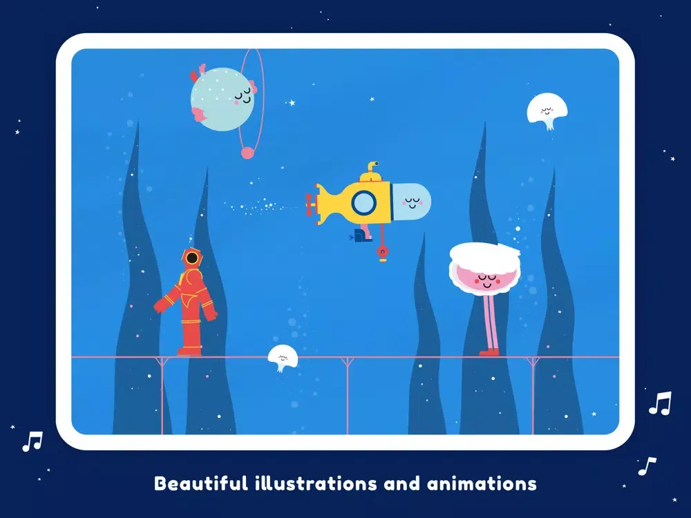 Tangkapan layar Little Slumber Lullaby Music iPad 