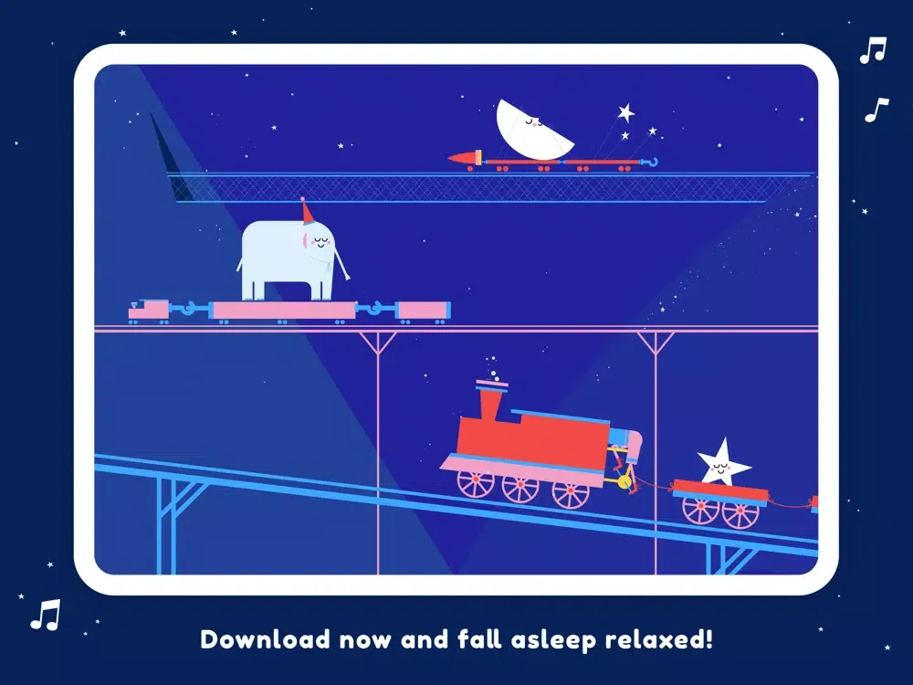 Tangkapan layar Little Slumber Lullaby Music iPad 