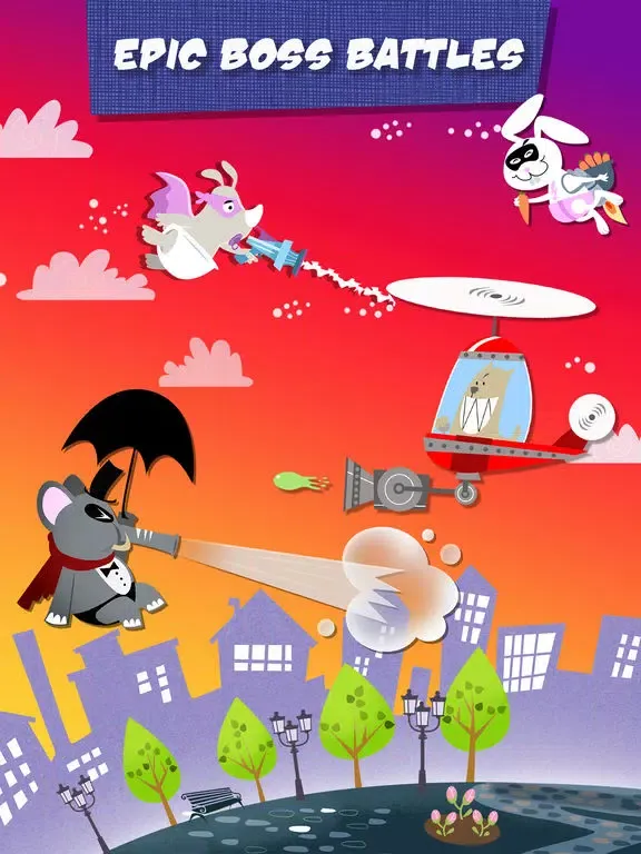 Rhino Hero Action Game iPad  スクリーンショット