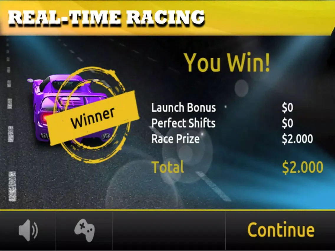 Drag Race 3D - Classic CSR Street Racing Car Games On Mobile iPad  スクリーンショット