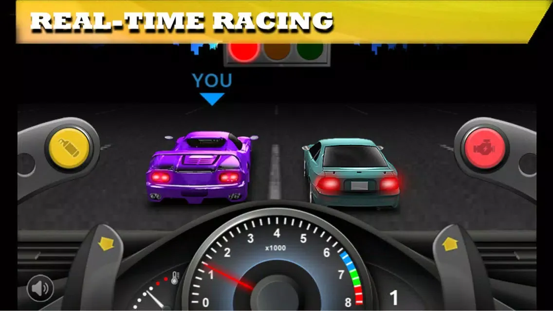 Drag Race 3D - Classic CSR Street Racing Car Games On Mobile スクリーンショット