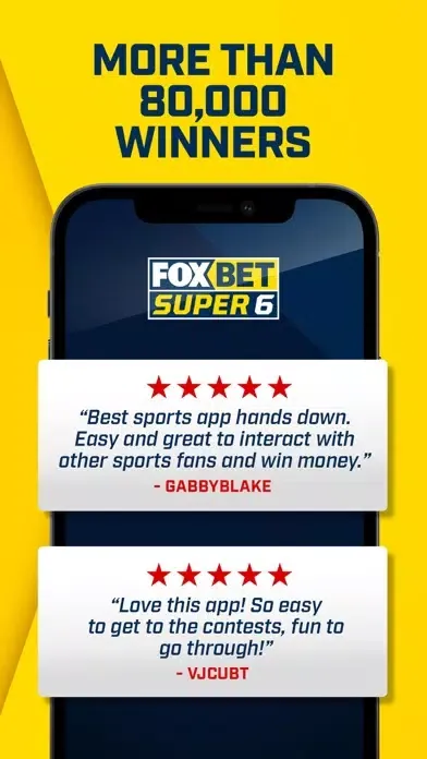Tangkapan layar FOX Bet Super 6