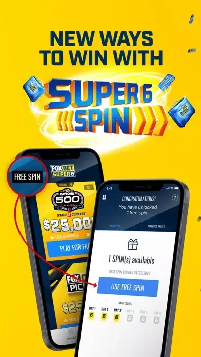 Tangkapan layar FOX Bet Super 6