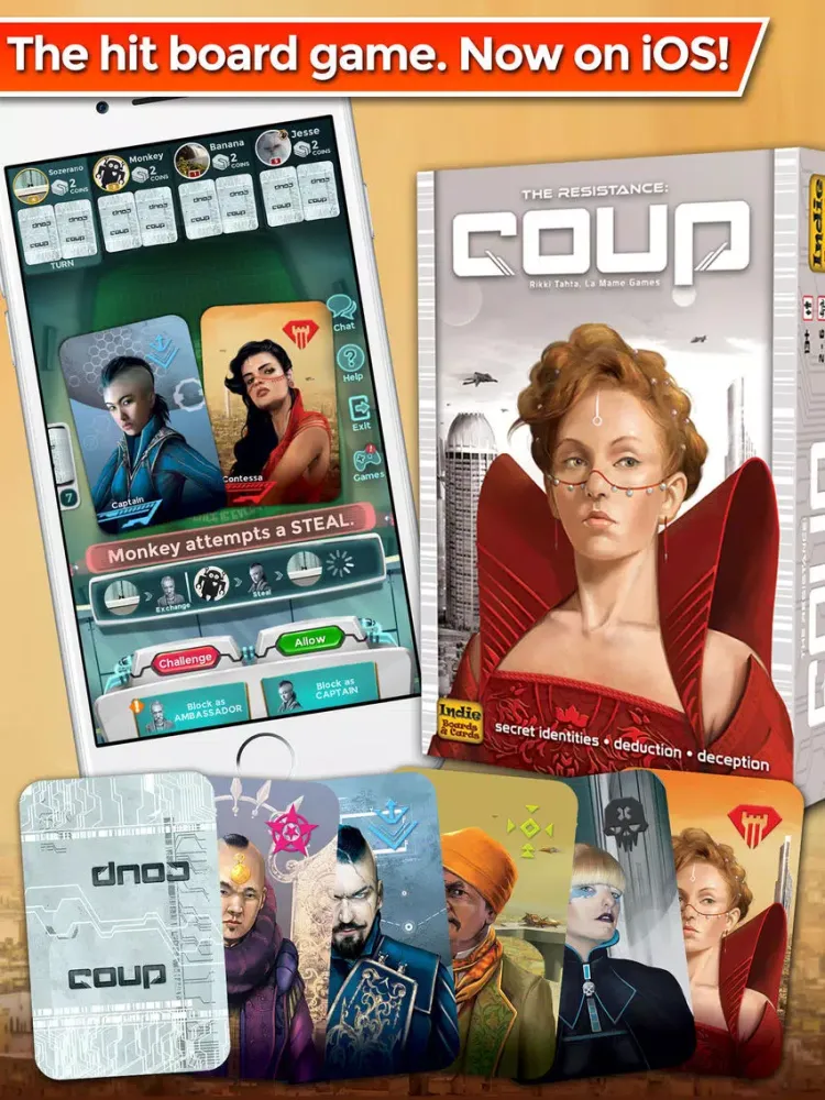 Capturas de pantalla de Coup Board Game iPad 