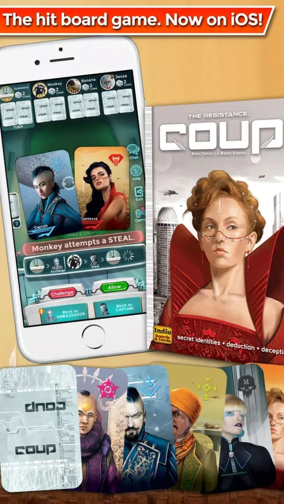 Capturas de pantalla de Coup Board Game