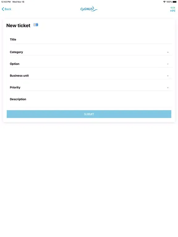 CyGNUS App iPad  Ekran Görüntüleri