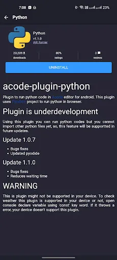 Acode - code editor | FOSS Ekran Görüntüleri