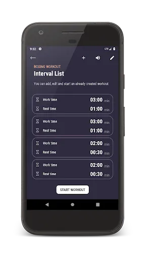 Captures d'écran de WiseTimer: Interval Timer