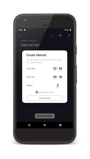 Captures d'écran de WiseTimer: Interval Timer