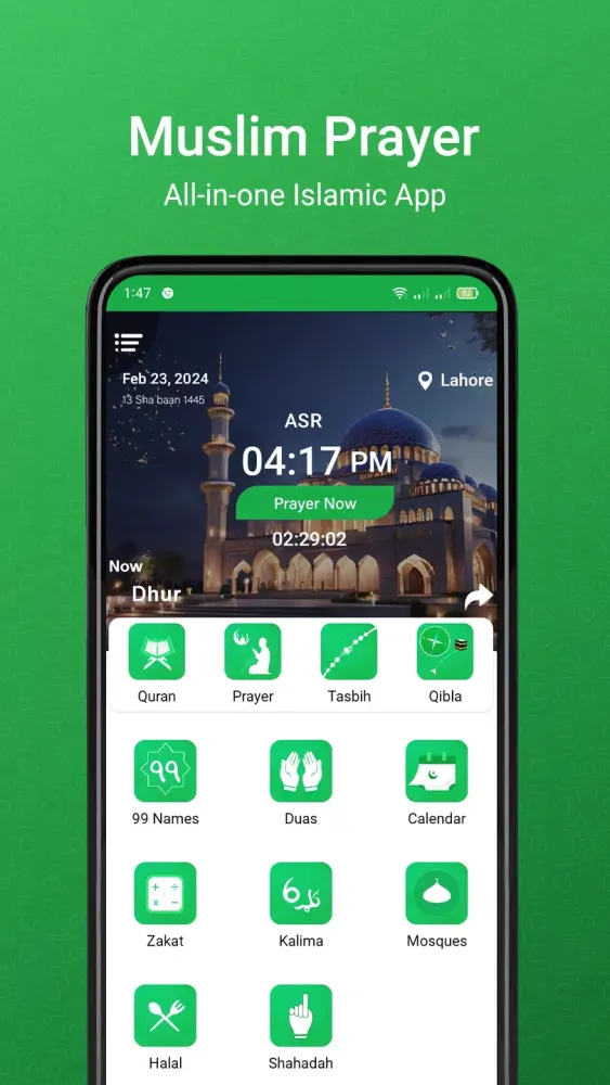 Muslim Prayer Time:Quran Athan スクリーンショット