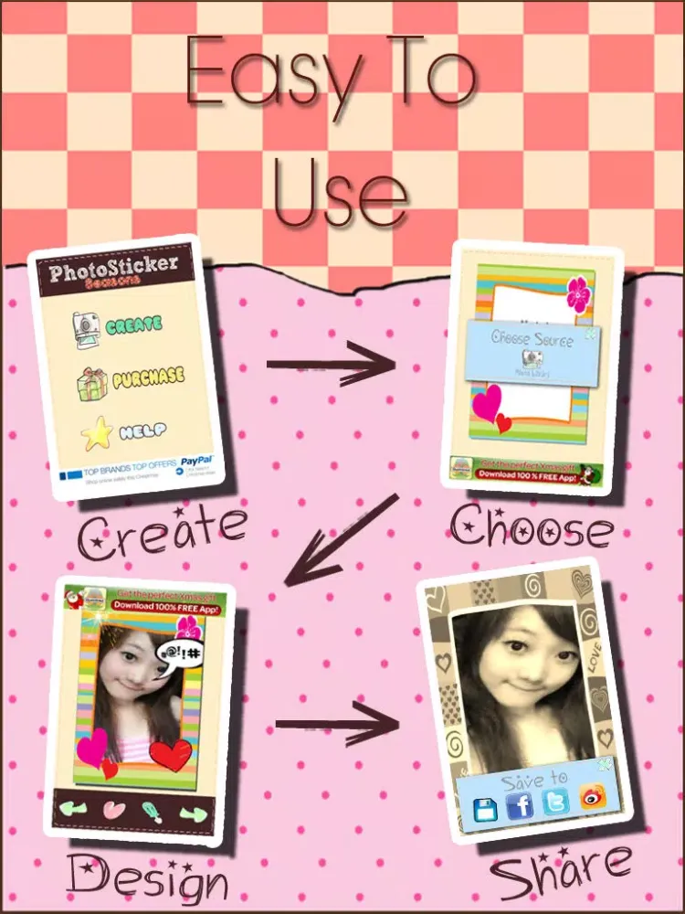 Скриншоты Photo Sticker Plus+ iPad 