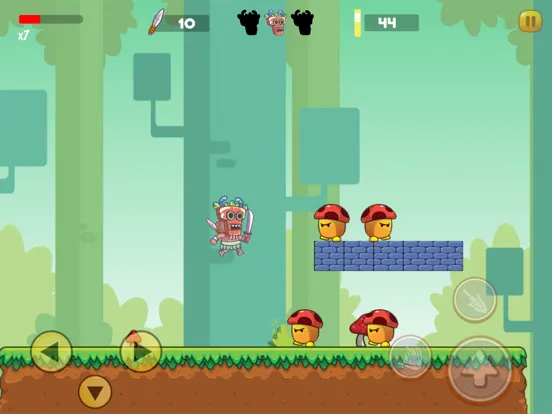 Tribe Warrior And Monsters iPad  Ekran Görüntüleri