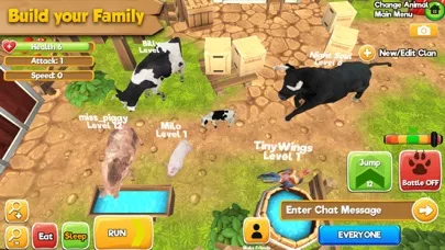 Farm Animal Family Online - Multiplayer Simulator Screenshots