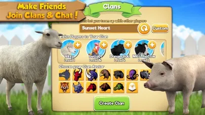 Farm Animal Family Online - Multiplayer Simulator Screenshots
