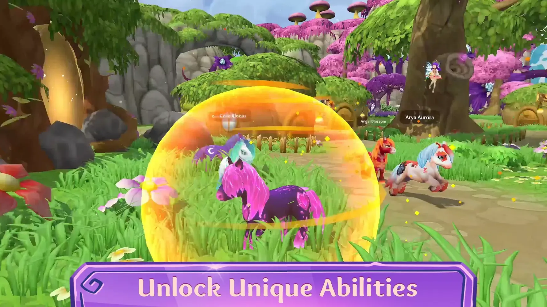 Capturas de tela do Pony Tales