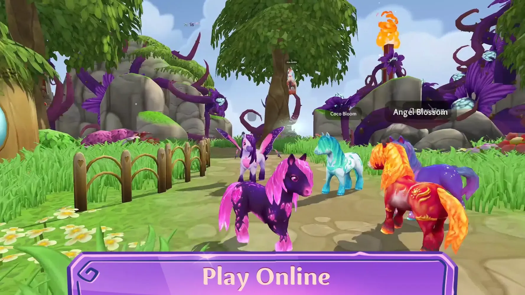 Capturas de tela do Pony Tales