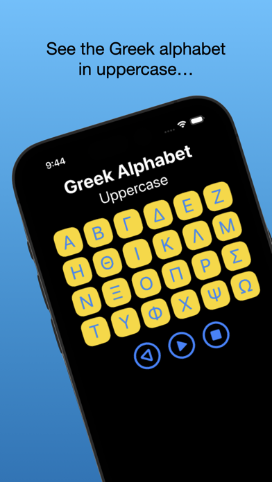 Скриншоты Greek Alphabet - See & Hear
