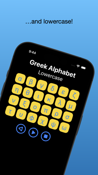 Скриншоты Greek Alphabet - See & Hear