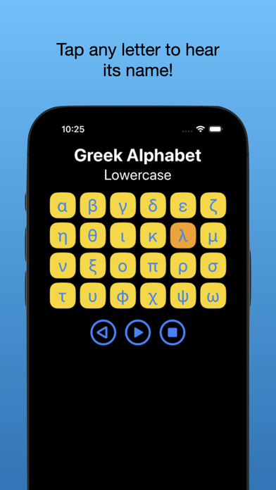 Скриншоты Greek Alphabet - See & Hear