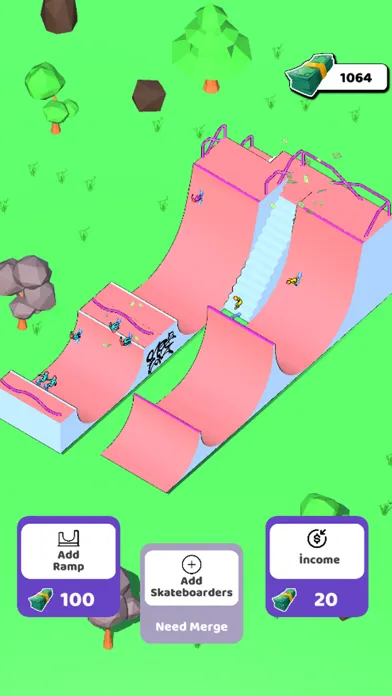 Capturas de tela do Idle Skates