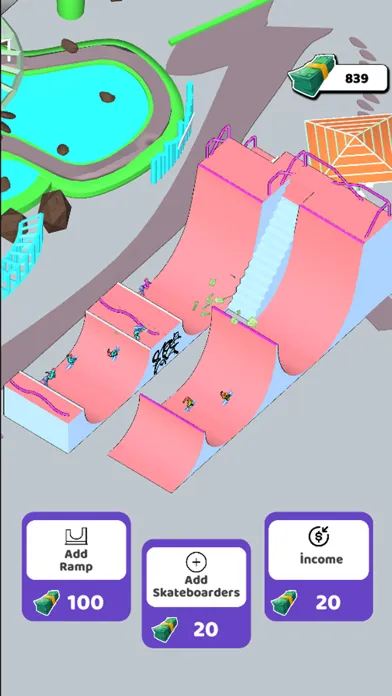 Capturas de tela do Idle Skates