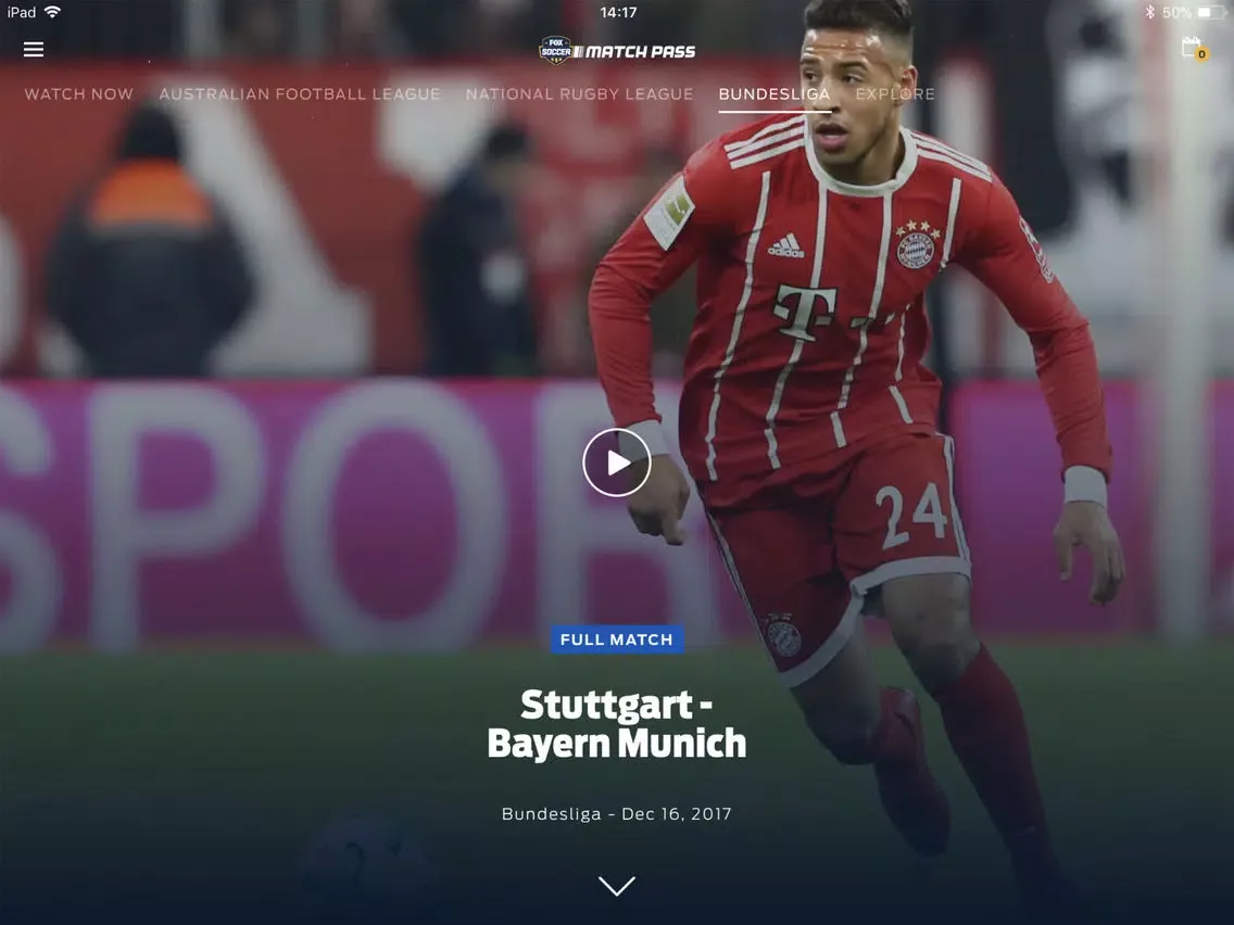 FOX Soccer Match Pass iPad  স্ক্রিনশট